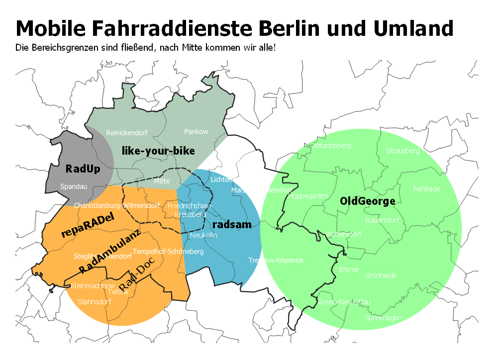 Karte: Bezirke Berlin